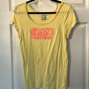 Old Navy Yellow and Orange California Graphic Tshirt Size XL